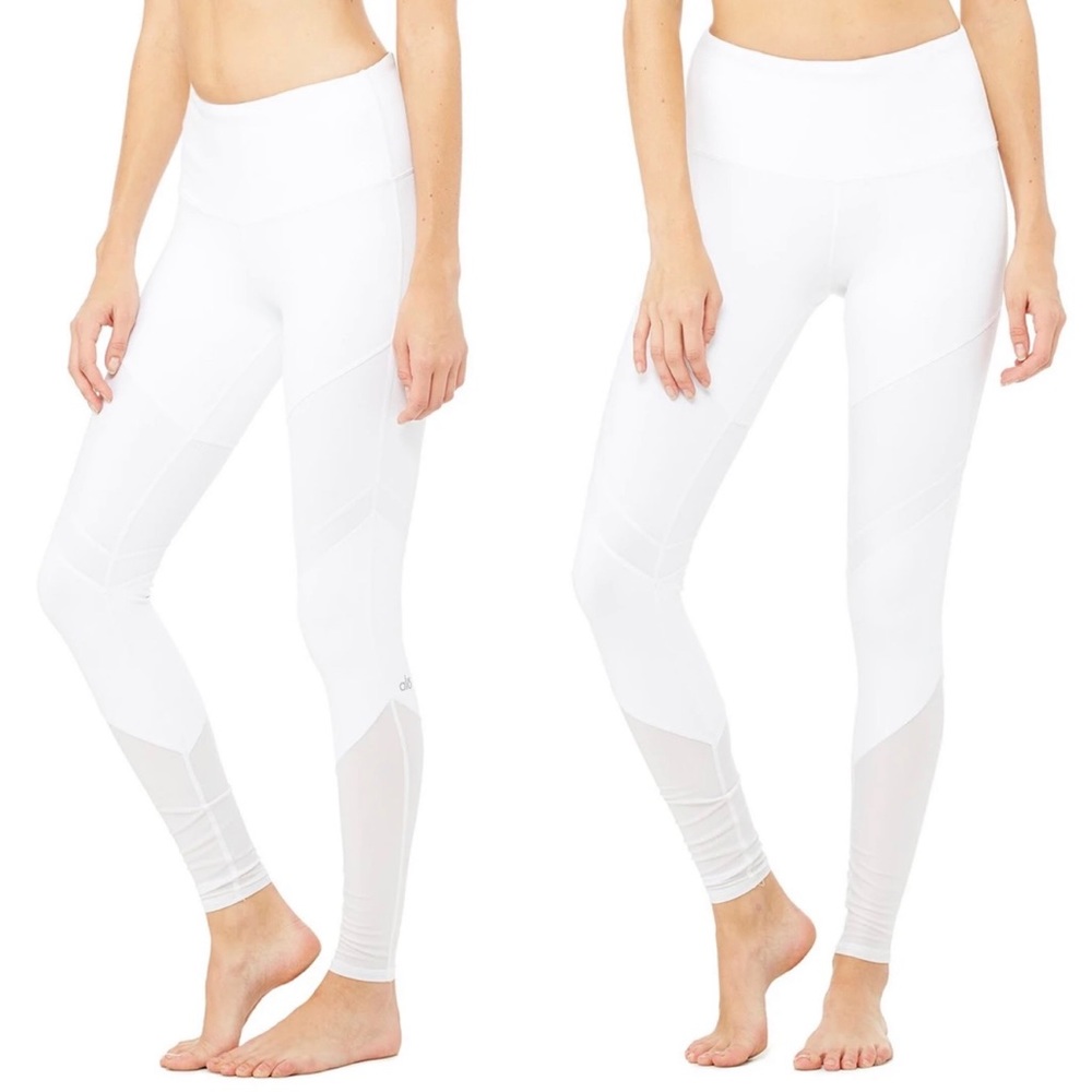 Alo Yoga white leggings